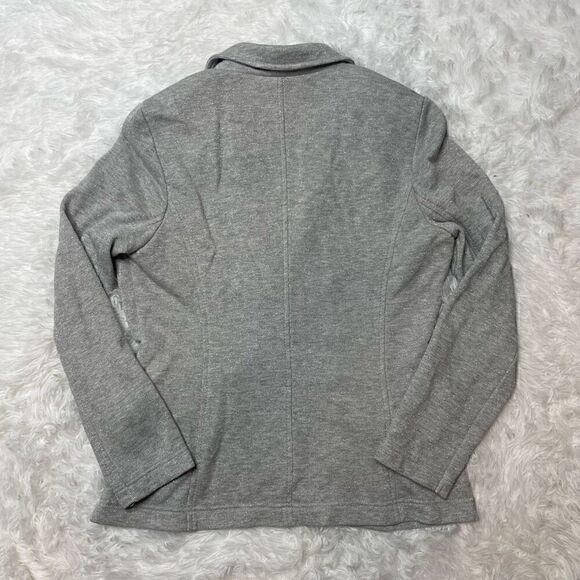 Steilmann Grey Silver Sparkle Cotton Blend Blazer Jacket Size 8 Medium - Picture 11 of 11